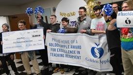 ‘I didn’t see this coming’: Wheaton teacher surprised with Golden Apple Award