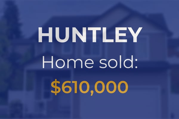 Single-family home sells for $610,000 in Huntley