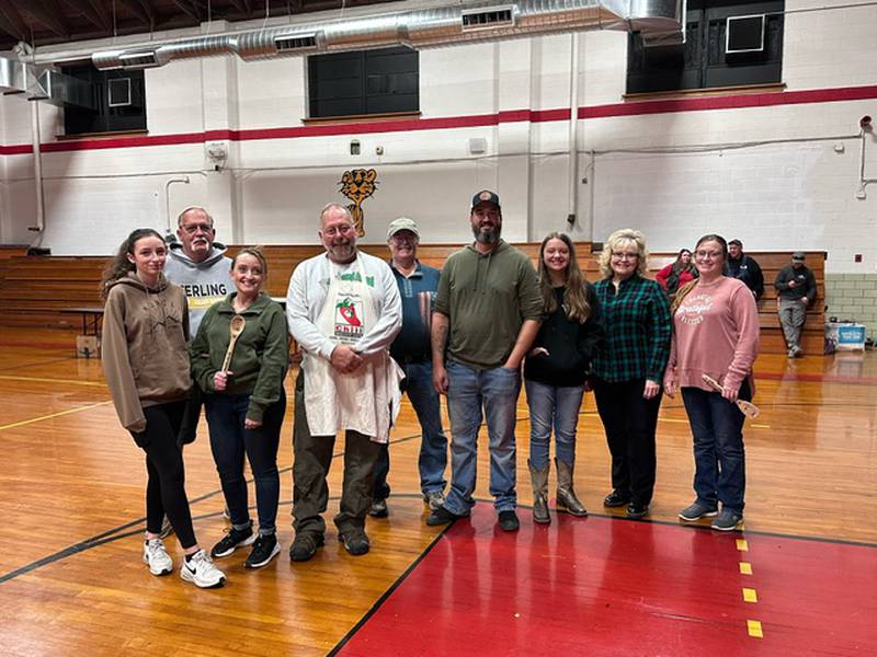 Tampico chili chefs were (from left) Carlee Rizzuto, Greg Blackert, Melissa Rizzuto, Walter Shultz, Marvin Smith, Bruce Peltier, Katelynn Peltier, Carol Shultz and Carra Newman.