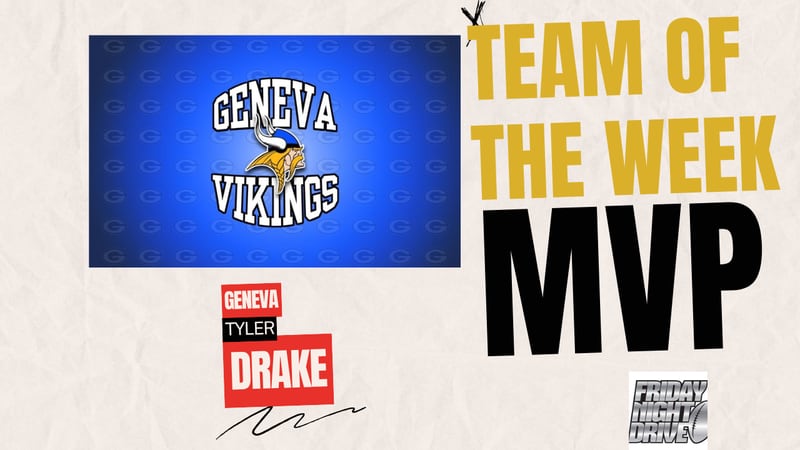 Geneva LB Tyler Drake is the Week 7 Friday Night Drive Team of the Week MVP