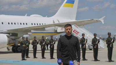 Ukraine’s Zelenskyy arrives in Turkey for peace talks but Russia’s Putin stays away