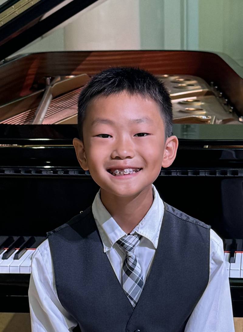 The Kishwaukee Symphony Orchestra’s 2024 Arthur D. Montzka Young Artists Concerto Competition winner Dylan Zhang, 11, of River Forest, will perform at its annual Arthur D. Montzka Memorial Concert.