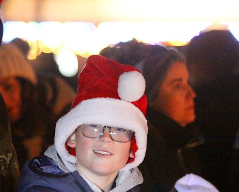 Oliver Allen, 9, of Huntley waits with others for Santa to arrive during Very Merry Huntley on Saturday, Dec. 6, 2025.