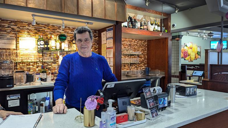 Jim Letsos, owner of Maple Butter Cafe in Plainfield, has worked in the restaurant industry since he was 18 and has owned several restaurants through the years. Letsos is seen on Monday, December 16, 2025, at Maple Butter Cafe in Plainfield.