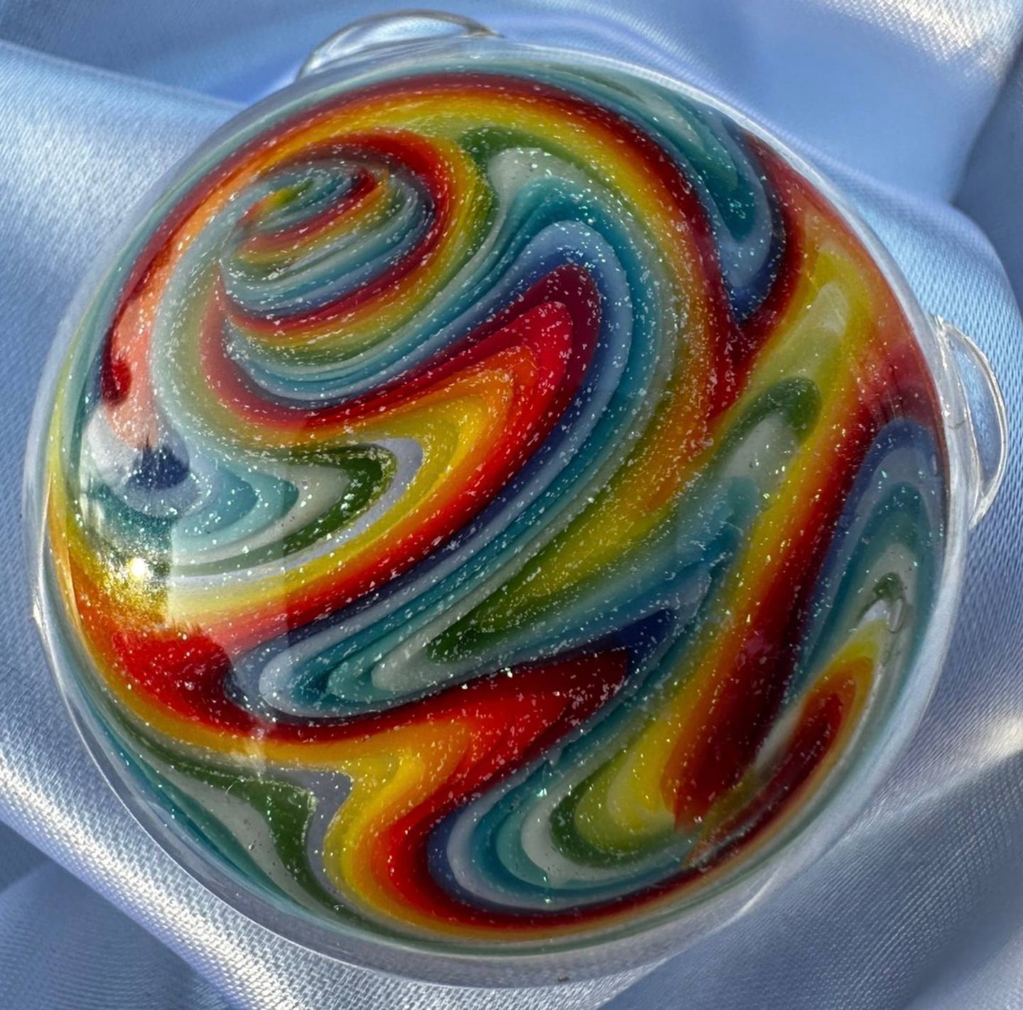 Glass blowing art piece created by artist Conner Strehl
