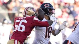 Are the hits starting to add up for Chicago Bears rookie QB Caleb Williams? 