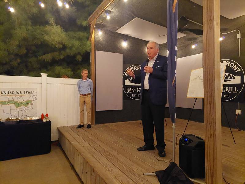 Former U.S. Secretary of Transportation Ray LaHood said Wednesday, Sept. 27, 2023, he is confident the Illinois and Michigan Canal and Hennepin Canal trails will be linked.
