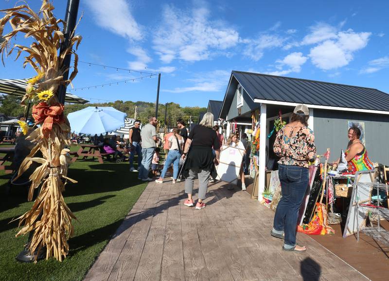A view of the Market on Mill Retail space during the 55th annual Burgoo Festival on Sunday, Oct. 12, 2025 in Utica.