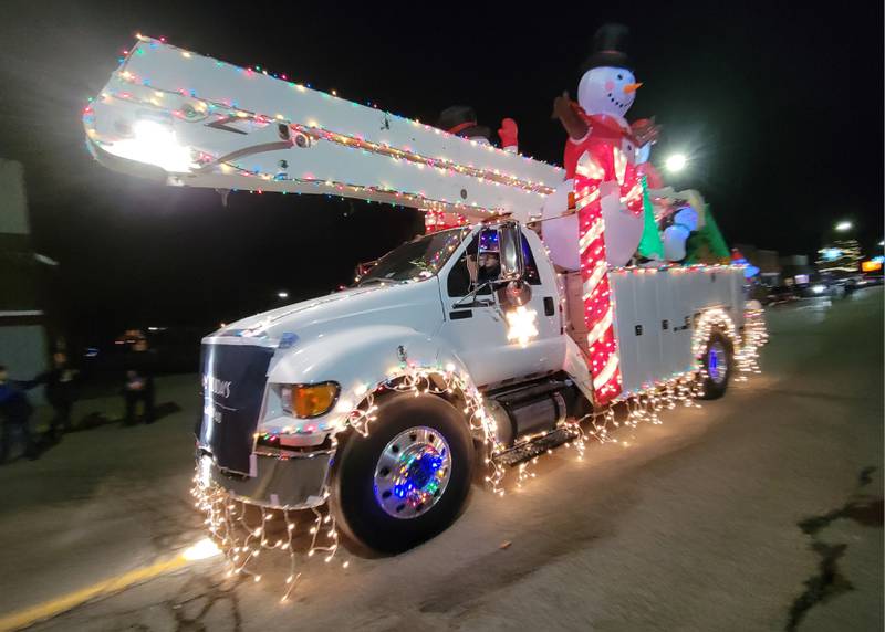 The streets of Ladd were lined with revelers on Saturday to enjoy decorative entries in the Ladd Christmas Parade.