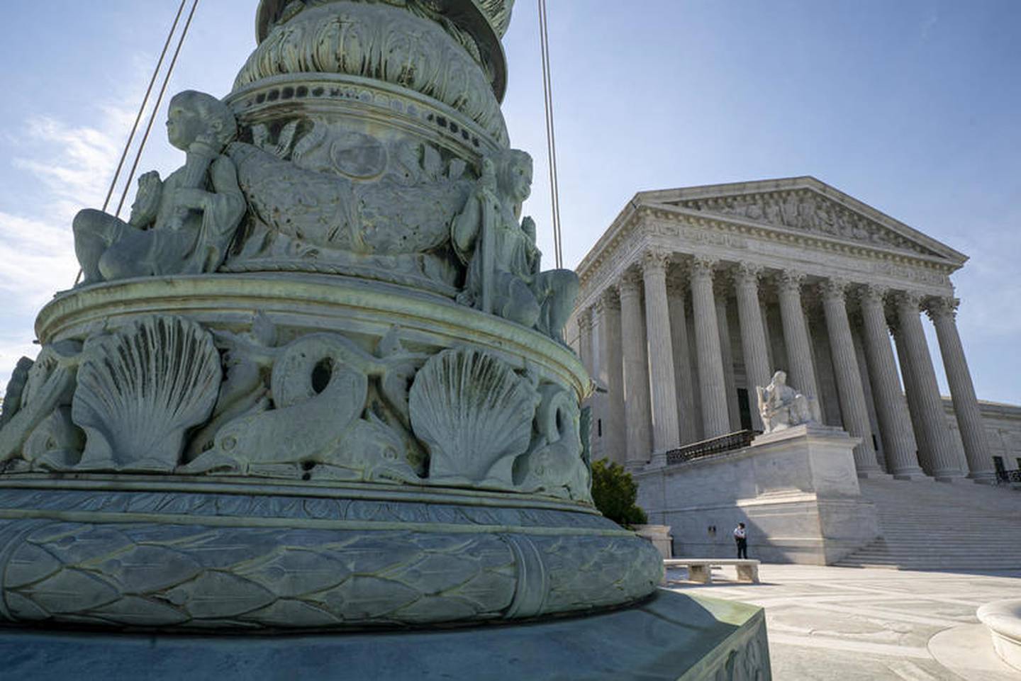 The Supreme Court is seen June 17 in Washington. Abortion rights, and protections for young immigrants and LGBT people top an election-year agenda for the Supreme Court. Its conservative majority will have ample opportunity to flex its muscle, testing Chief Justice John Roberts' attempts to keep the court clear of Washington partisan politics.