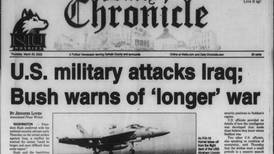 Historical covers for March 20: The 2003 War in Iraq begins