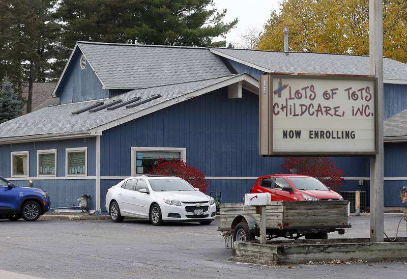 Lots of Tots Childcare Inc. on Tuesday, Nov. 7, 2023, in Island Lake. The parents of a 23-month-old Island Lake toddler found not breathing and later died have filed a civil lawsuit against the owners of the child car center.