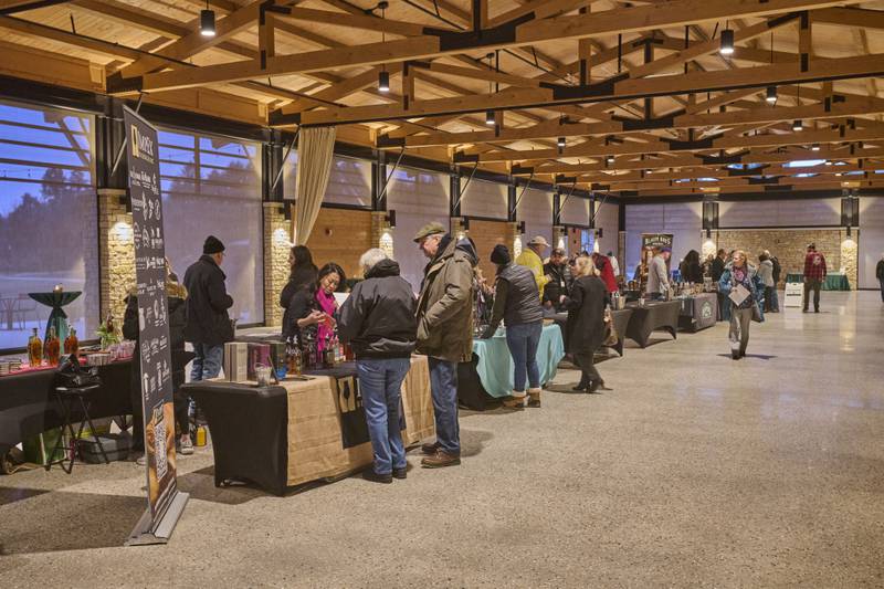 The Morton Arboretum’s Winter Whiskey Tasting event in the Firefly Pavilion is Saturday, March 8.