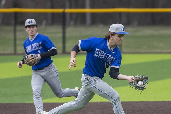 Newman baseball led Sterling 10-0 before lightning struck