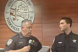 Yorkville native sworn in as new police officer