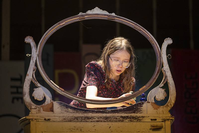 Freshman Charlie Trader, plays the title character in Dixon High School’s “Matilda.” Show dates will be April 17 and 18 at 7pm and April 19 at 2pm. Performances will be held at the James A. Wiltz Auditorium on the campus of DHS.