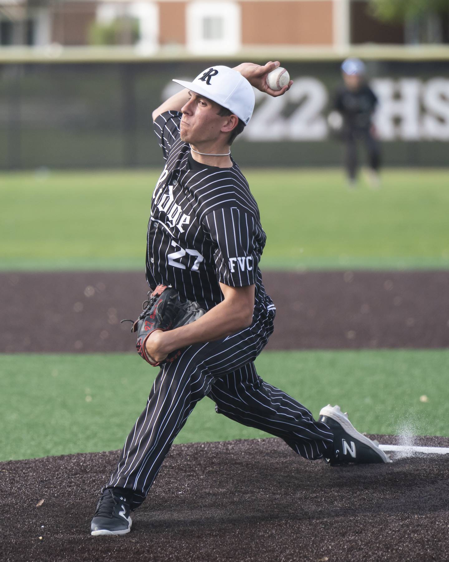 Prairie Ridge's Danny Savas pitches during their game against McHenry on Friday, May 16, 2025 at McHenry High School. Ryan Rayburn for Shaw Local