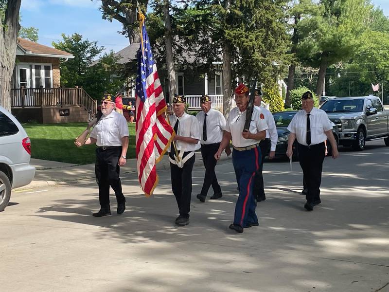 They came home alive, but they still remember those who did not. Members of the La Salle-Oglesby Veterans Memorial Group process Monday, May 29, 2023, to Oglesby's veterans memorial to observe the holiday honoring those who made the ultimate sacrifice.