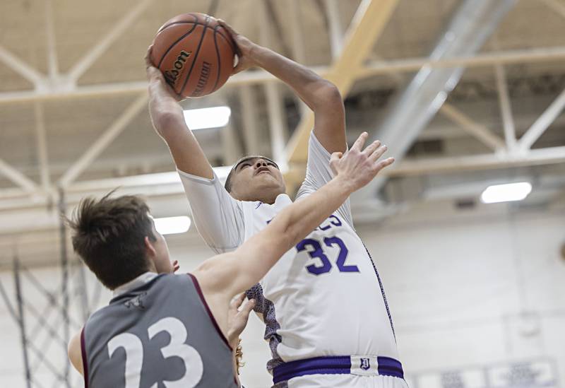 Dixon’s Darius Harrington puts up a shot Tuesday, Dec. 20, 2022 against IVC.