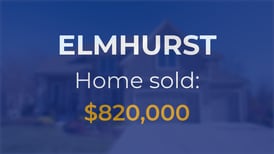 Single-family home sells in Elmhurst for $820,000
