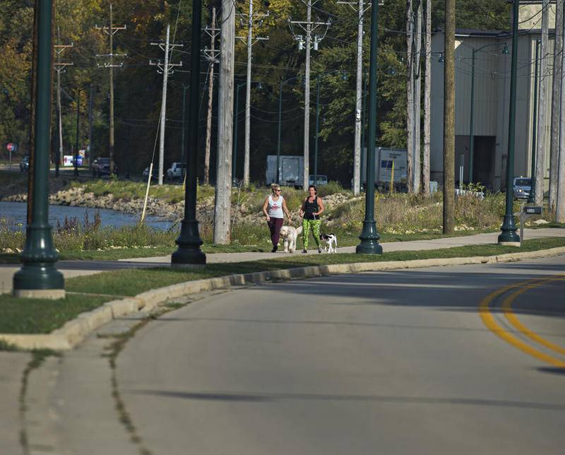 Bikers, walkers and runners all took advantage of the beautiful weather this past week to hit the path in DIxon.
