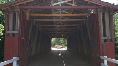 Princeton’s historic Red Covered Bridge enters next phase of repairs