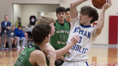 Photos: Newman vs North Boone boys basketball