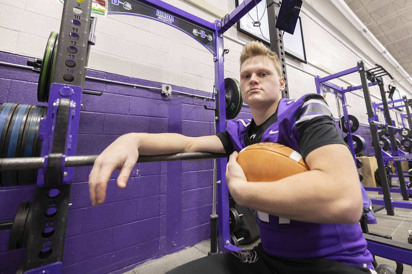 Dixon’s Eli Davidson is Sauk Valley’s Football Player of the Year.