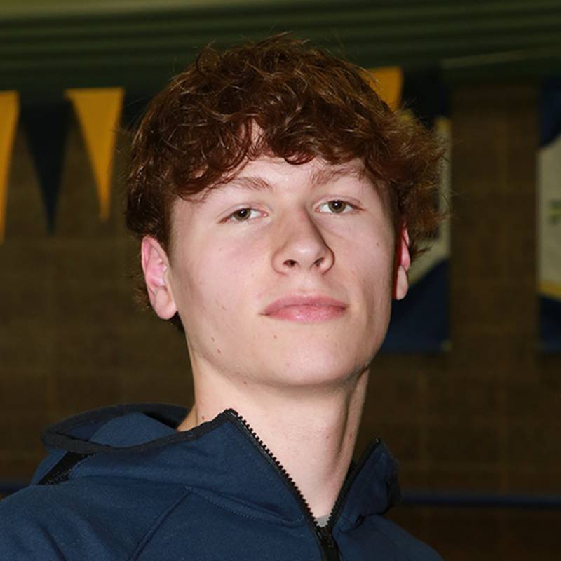 Sterling sophomore swimmer Colin Askegaard