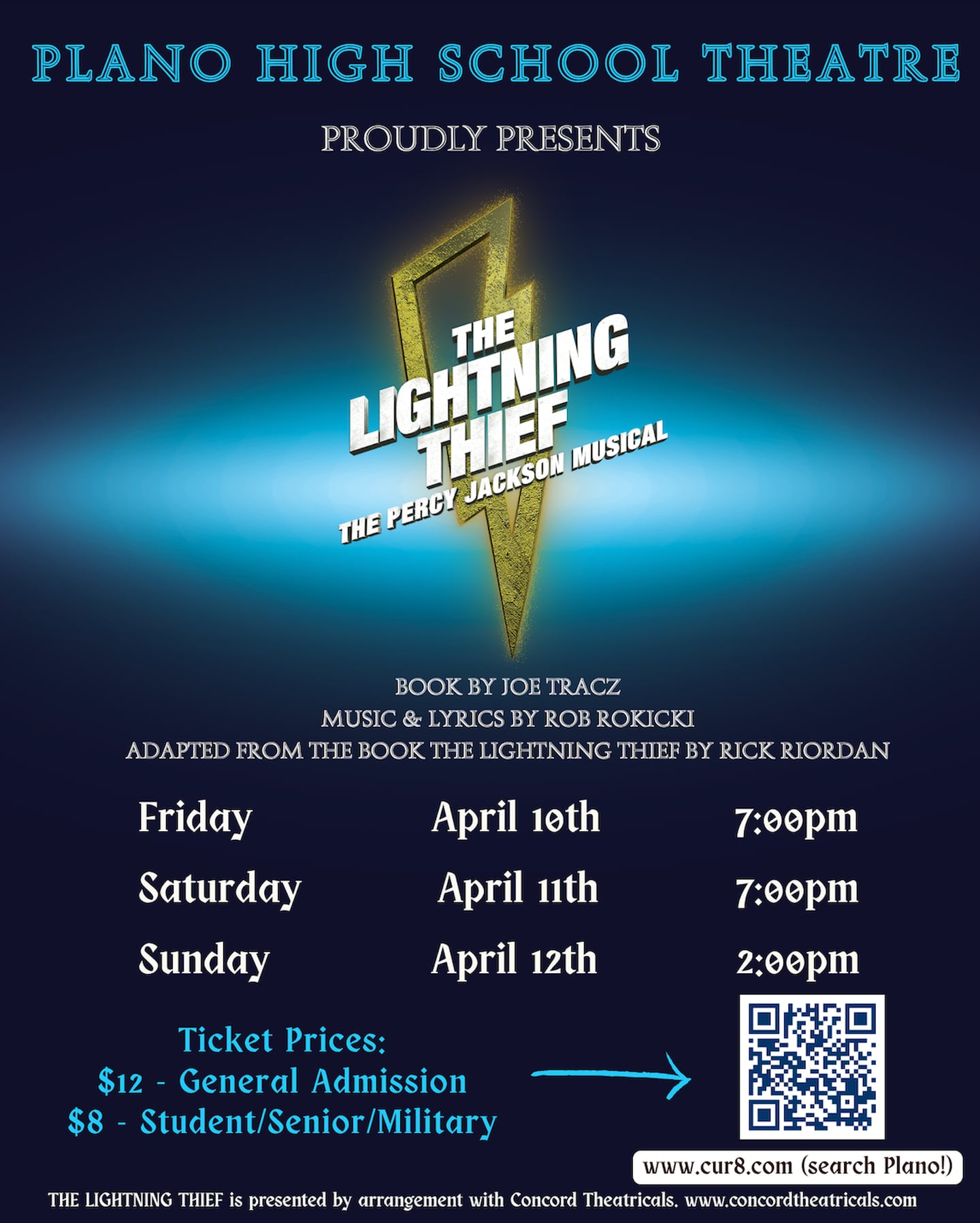 Plano High School’s Spring Musical “The Lightning Thief: The Percy Jackson Musical” is April 10-12.
