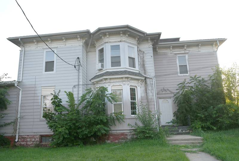 City officials have said this home, located at 601 S. Division Ave. on the corner of Illinois 26 and Oregon Street, in Polo, should be condemned.