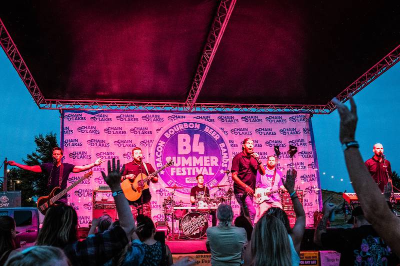The second annual B4 Summer Festival set for noon to 10:30 p.m. Saturday, June 8, at Richardson Adventure Farm, 909 English Prairie Road, Spring Grove.
