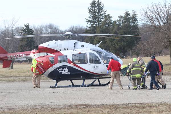 Photos: Multiple vehicle collision in La Salle triggers Lifeflight response