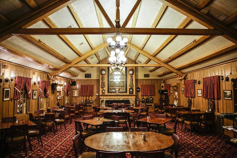 The original dining room can be seen at the White Fence Farm restaurant in Romeoville. The Hastert family opened the local favorite in 1954 and is still successfully operating the business, according to a news release from White Fence Farm. It serves 5,000 to 10,000 guests weekly, the release said.