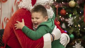 Photos: Sandwiches with Santa at senior center