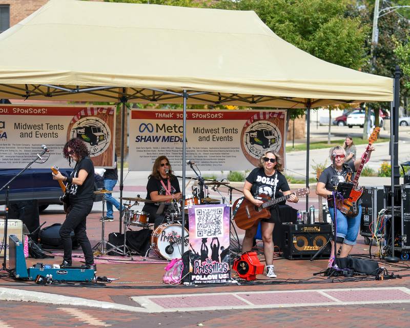 The Prissillas perform on Sunday, Sept. 29, 2024, during the Taste of DeKalb in downtown DeKalb.