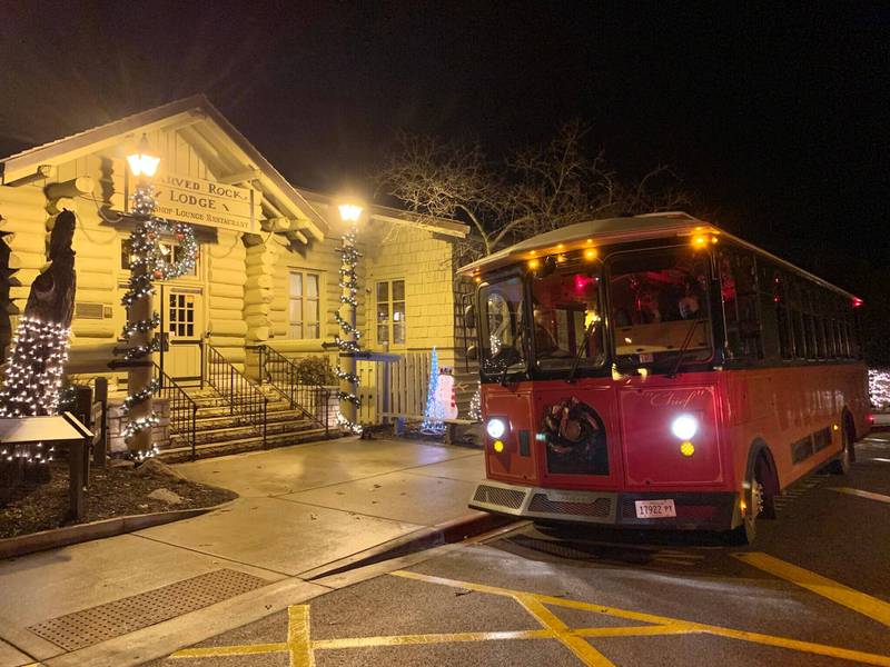 The tours run from 6 to 8 p.m. Dec. 10-14 and Dec. 17-21. The tour departs from Starved Rock Lodge and takes guests around the Starved Rock area and to Rotary Park in LaSalle.
