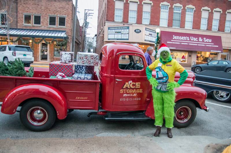 The inaugural Morris Christmas Cruise Night and Toy Drive brings
