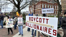 Photos: Hands Off rally held around historic Ogle County Courthouse