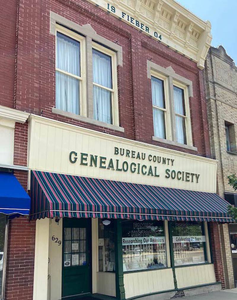 The Bureau County Genealogical Society will meet at 7:00 p.m. on Thursday, May 26 at 629 S. Main St. in Princeton.