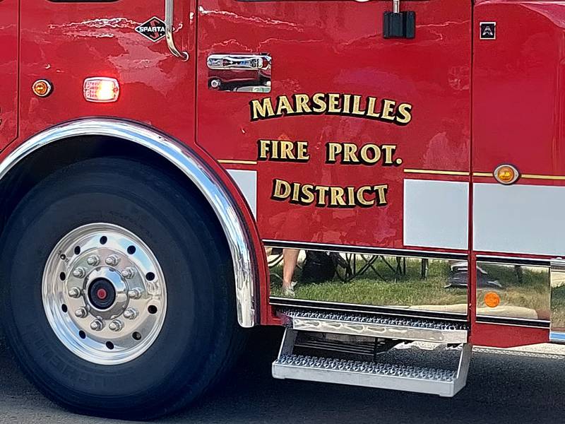 The Marseilles Fire Protection District participates in the Fun Days parade Sunday, July 9, 2023.