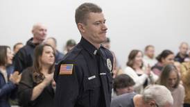 Photos: Dixon officer recognized for saving life
