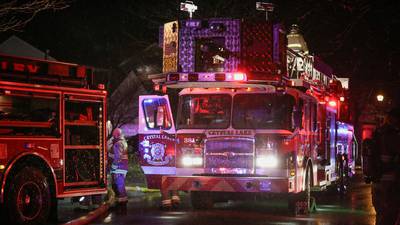 Woodworking shop total loss in fire near Woodstock