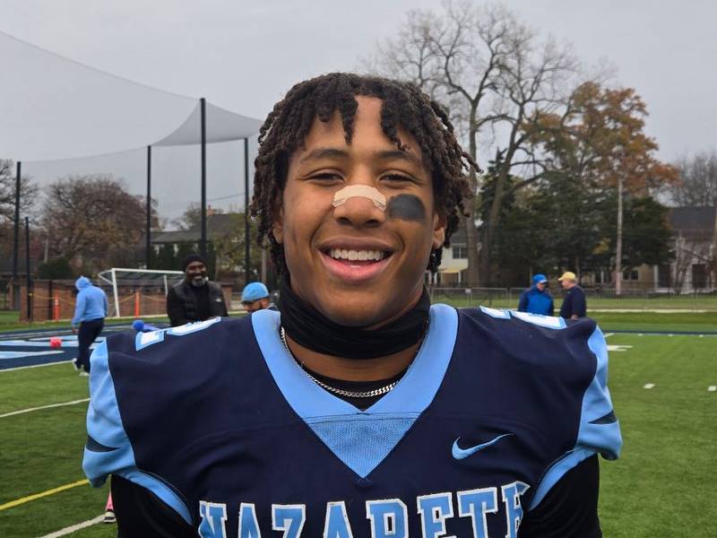 Nazareth senior Garrett Reese