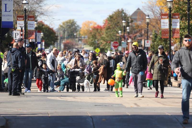 Thousands made their way to downtown Plainfield for the annual Halloween Spooktacular on Saturday, Oct. 28, 2023.