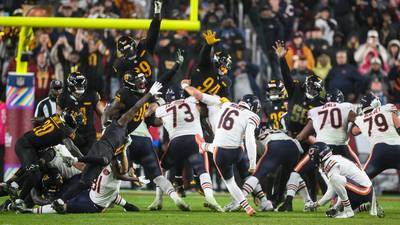 Jake Moody’s last-second kick rallies Bears to win, avenges last year’s heartbreaking loss to Commanders