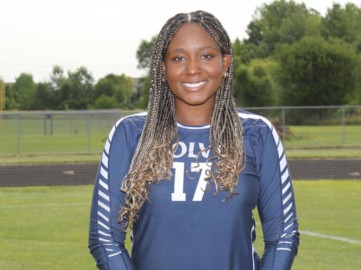 Oswego East  senior Vivian Campbell