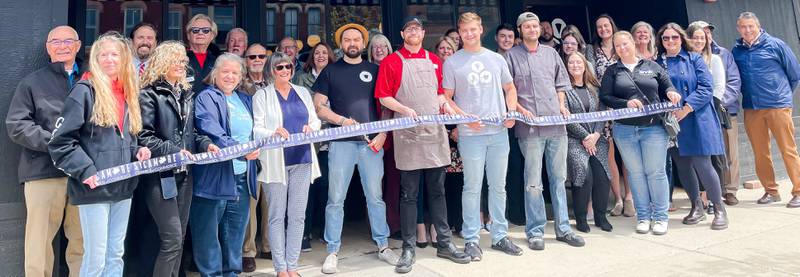 The Sycamore Chamber of Commerce welcoming Pizza.Beer.Whiskey. with a ribbon-cutting May 7.