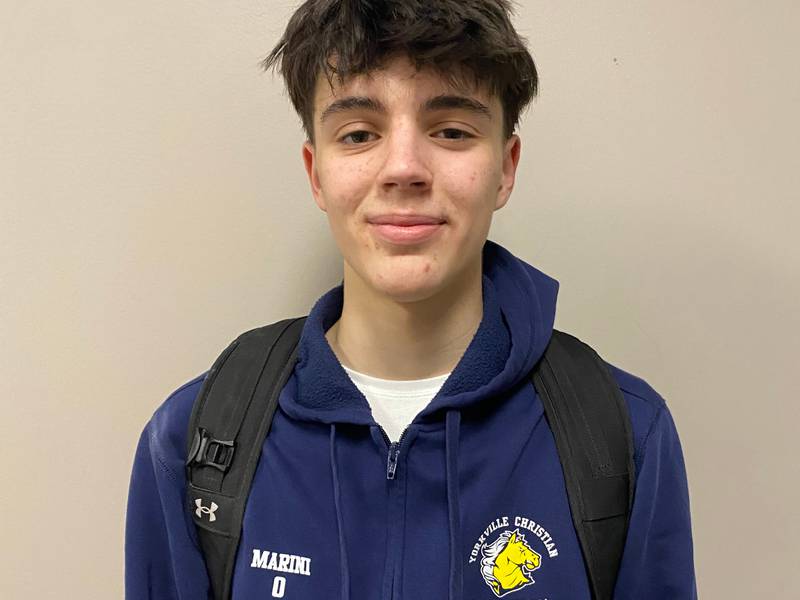 Yorkville Christian junior Zach Marini