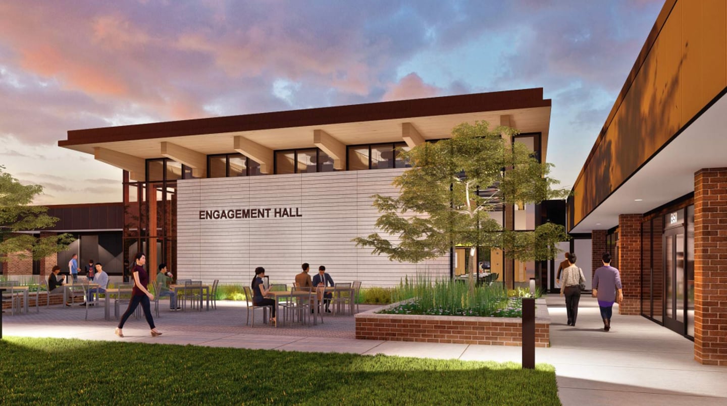 A rendering of MCC's new Engagement Hall.